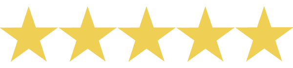five stars in yellow